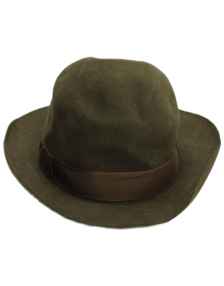Cervo Sombrero Fedora para hombre mediano caqui clásico