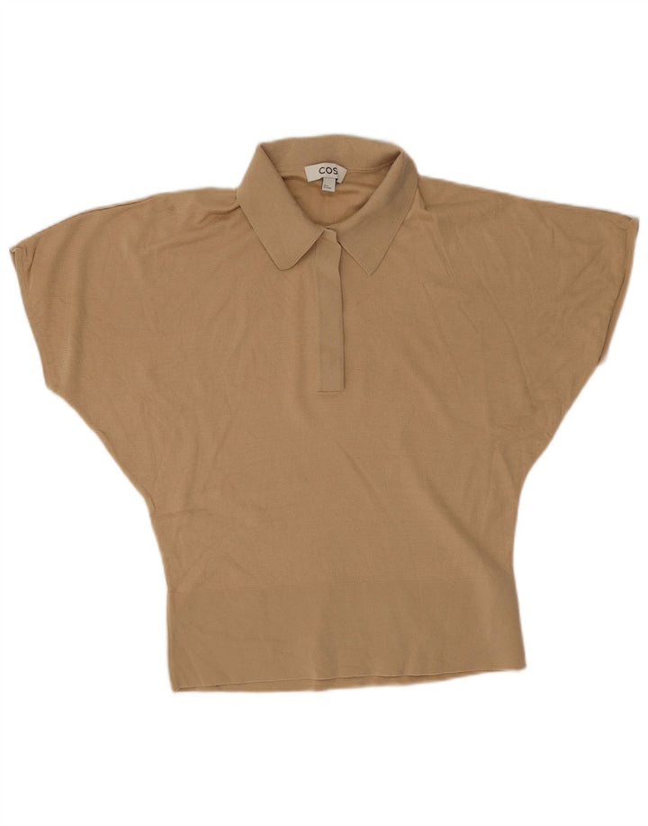 Cos Polo Batwing para Mujer UK 44 Medium Beige