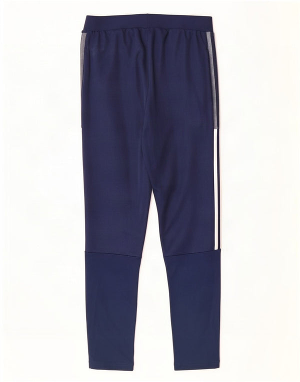 Adidas Pantalones de chándal para mujer UK 10 Small Azul marino Poliéster