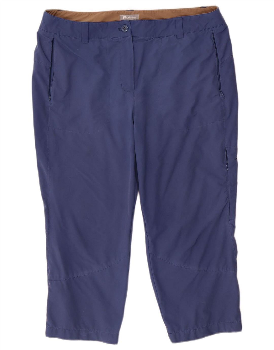 Rohan Pantalones Capri Cargo para Mujer UK 14 Large W36 L22 Poliamida Azul