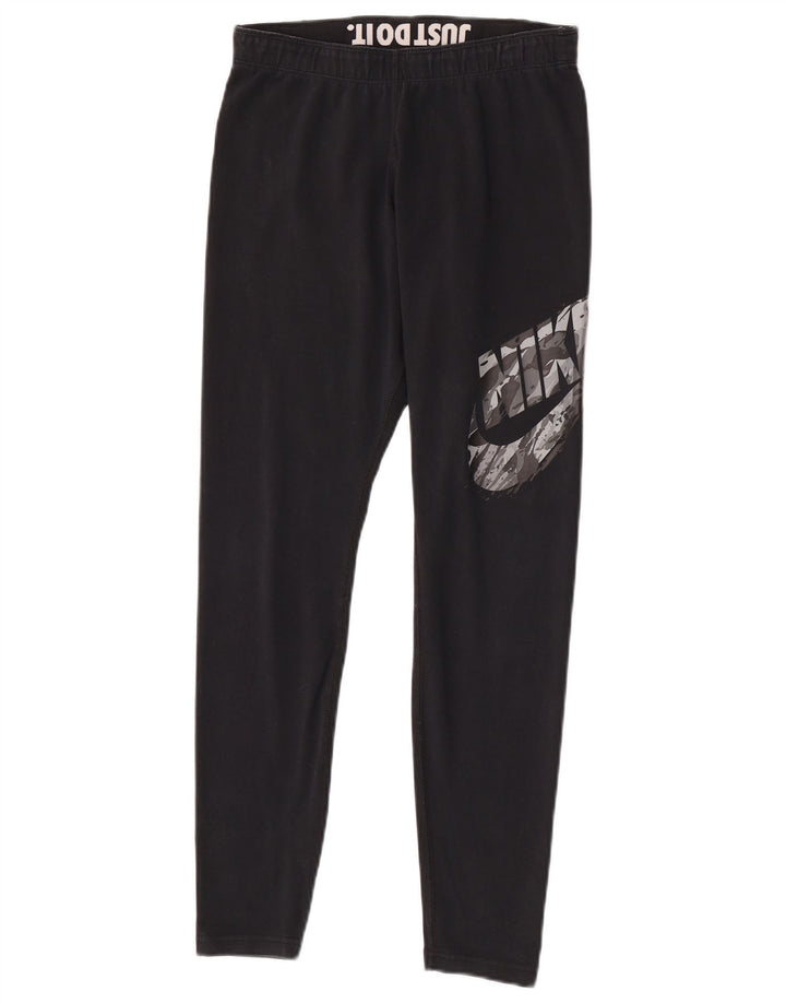 Nike Leggings gráficos para mujer UK 44 Mediano Negro Algodón