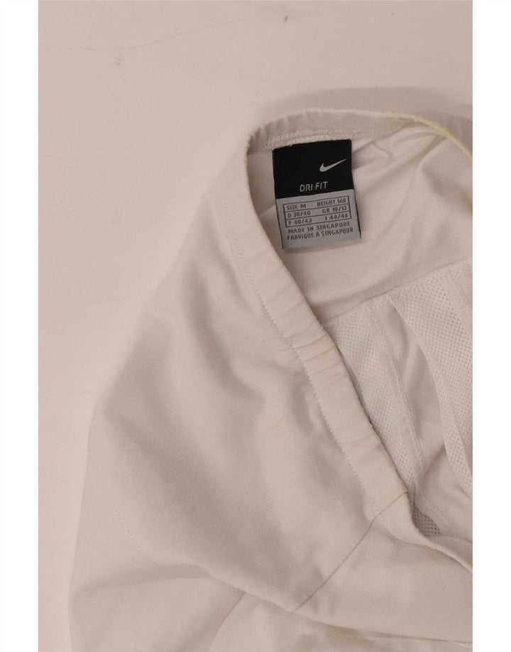 Nike - Pantalones cortos deportivos para mujer, talla 40, talla M, color blanco
