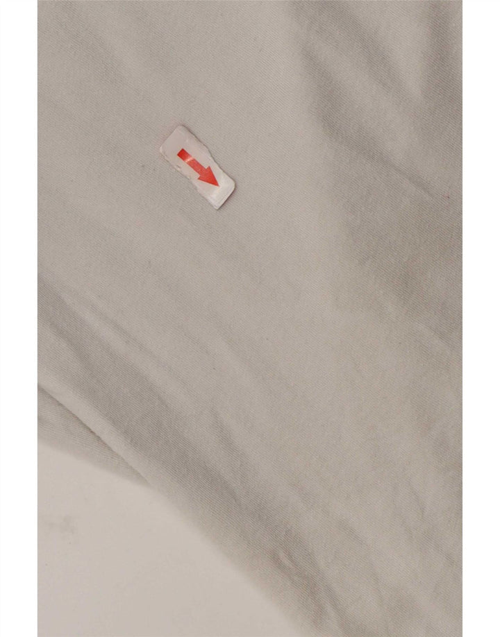 Camiseta gráfica para hombre Fat Face Top mediano de algodón blanco