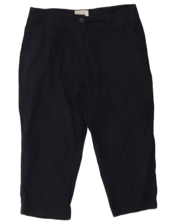 Pantalones capri para mujer de Mountain Warehouse UK 10 Small W30 L18 Azul marino