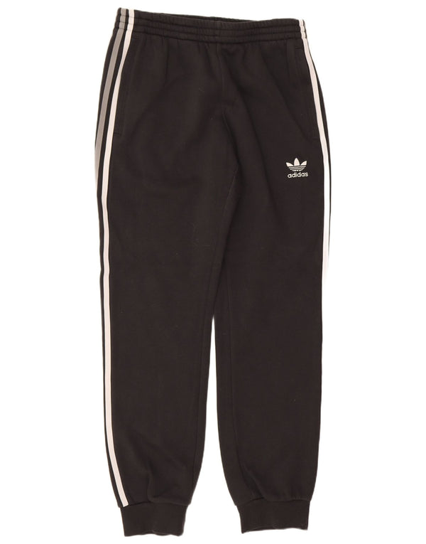 Adidas Hombre Pantalones De Chándal Joggers Medium Negro Algodón Deportes
