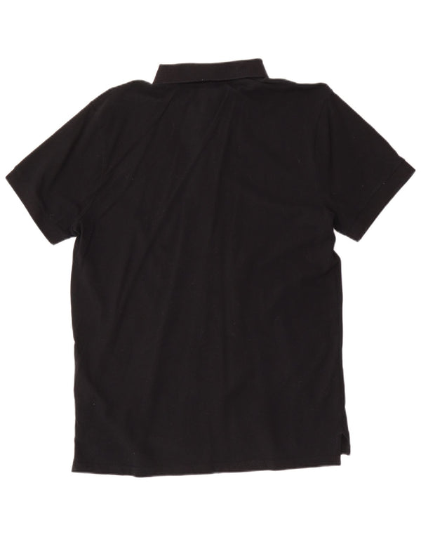 Fila Polo Hombre Algodón Negro Mediano