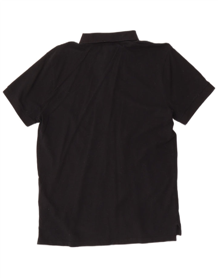 Fila Polo Hombre Algodón Negro Mediano