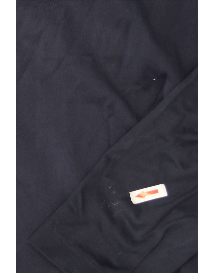 Camiseta de chándal Nike Dri Fit para hombre con bloques de color azul marino mediano