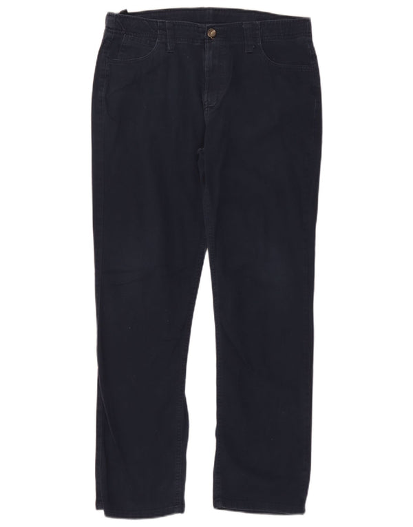 Chaps Pantalones casuales rectos Husky para niños 15-16 años W30 L28 azul marino
