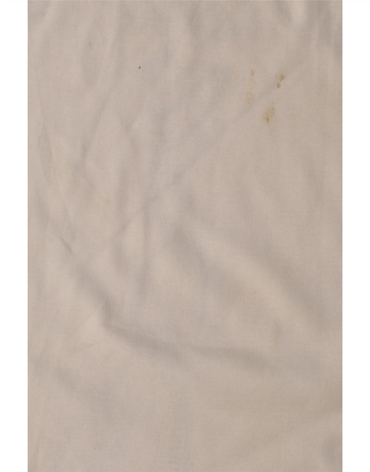Diadora Camiseta sin mangas estampada para mujer UK 40 Algodón blanco mediano