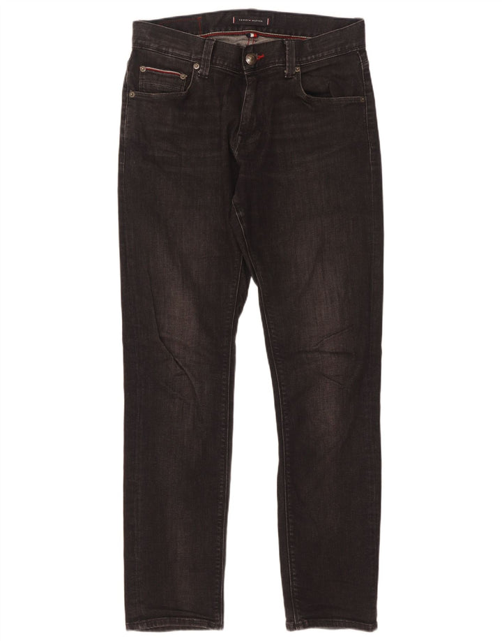 Tommy Hilfiger Vaqueros ajustados para hombre W30 L32 Algodón negro
