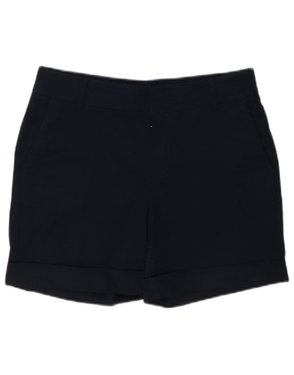 Massimo Dutti Chino Shorts Mujer EU 38 Small W28 Azul Marino Algodón