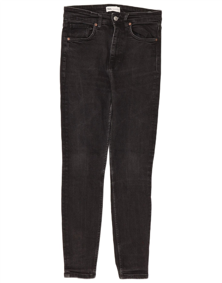 Zara Vaqueros Pitillo Mujer EU 40 Mediano W30 L26 Negro