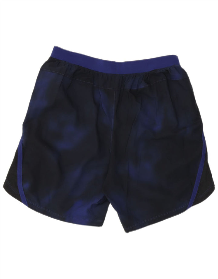 Under Armour Pantalones cortos deportivos para hombre poliéster teñido anudado azul marino grande