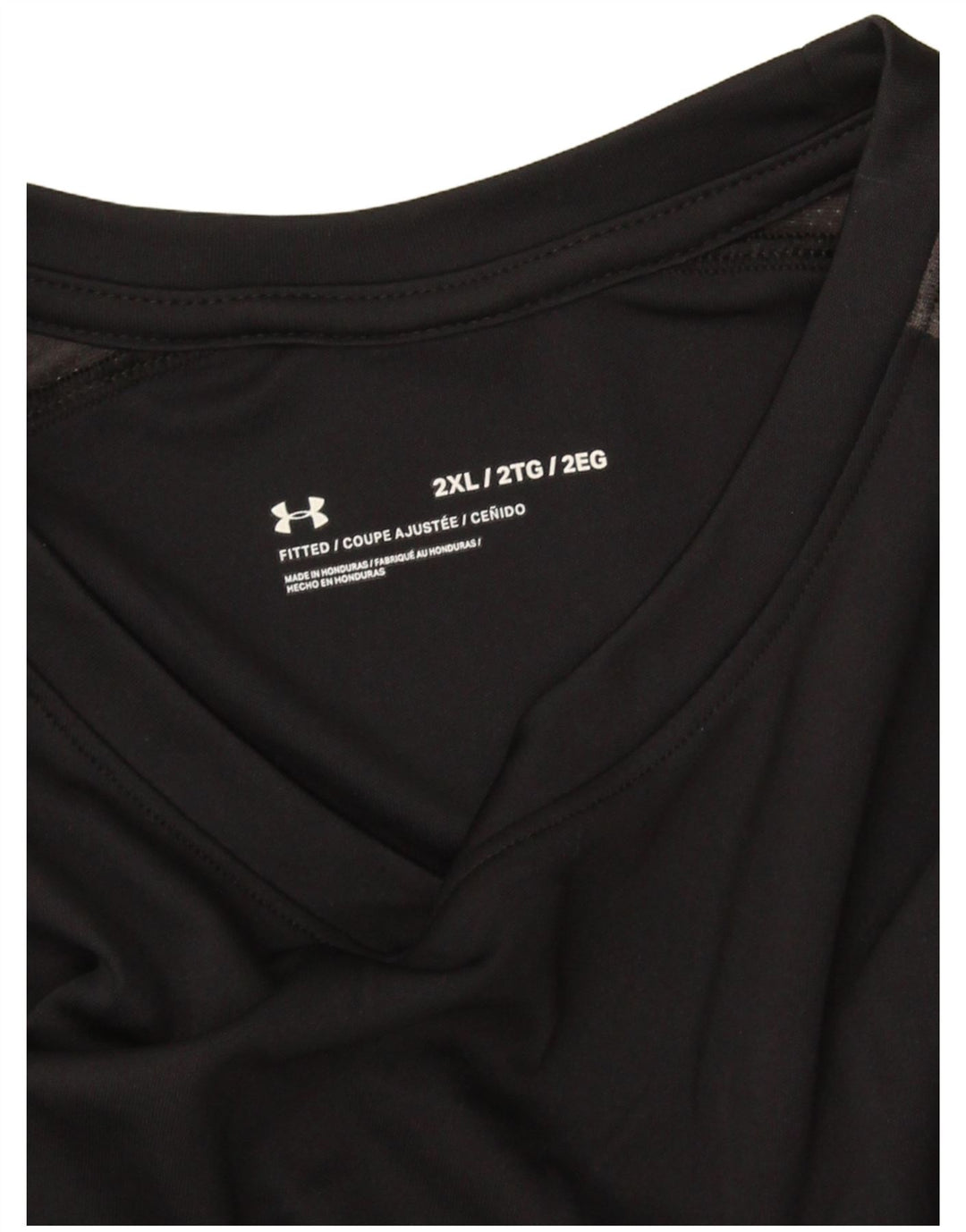 Under Armour Camiseta ajustada para hombre Top 2XL Negro