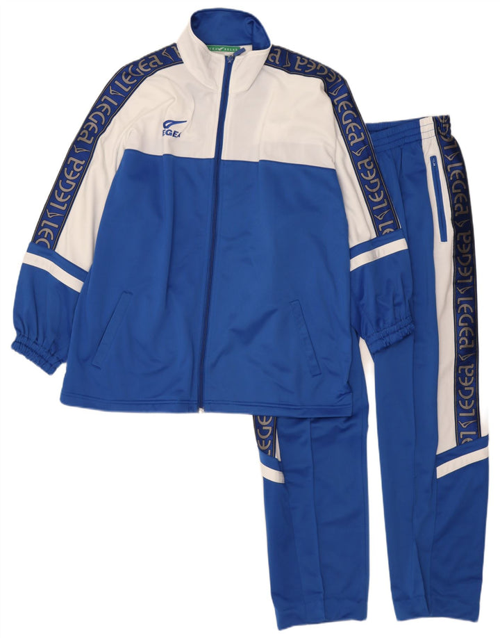 Legea Hombre Chándal Completo Gráfico Poliéster Color Block Azul Medio
