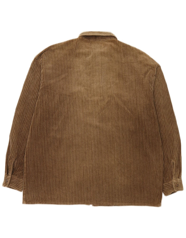 Wrangler Camisa De Pana Para Hombre XL Algodón Marrón