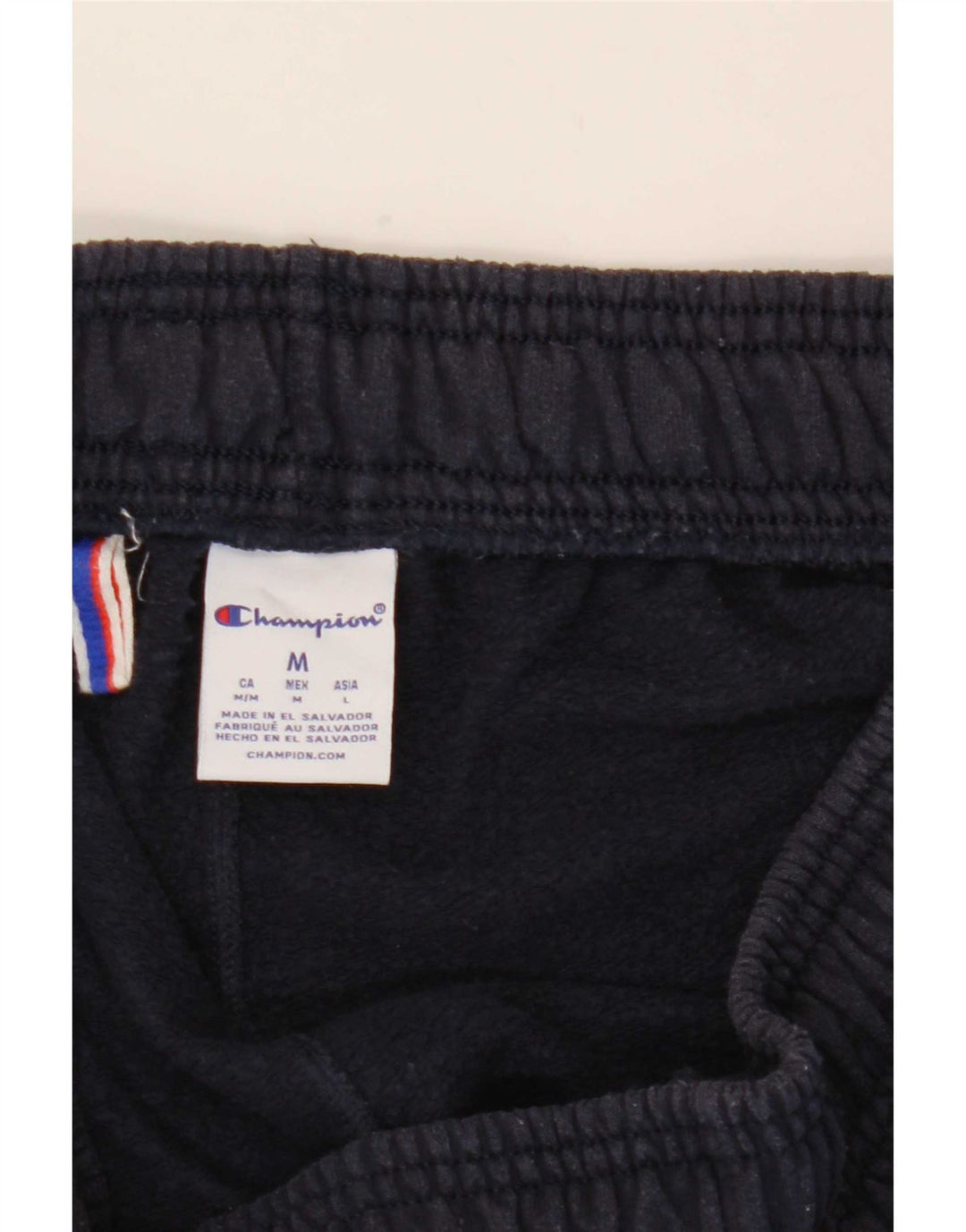 Champion Pantalones De Chándal Para Hombre Algodón Azul Marino Mediano