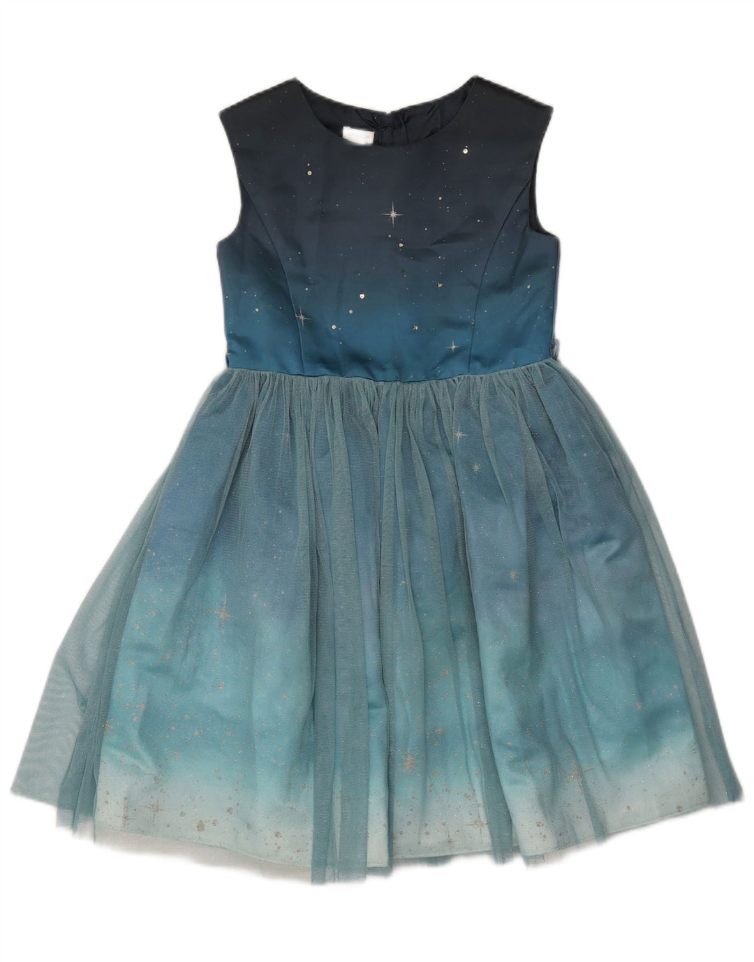 MONSOON Vestido Tutú Niña 10-11 Años Azul Moteado Poliéster