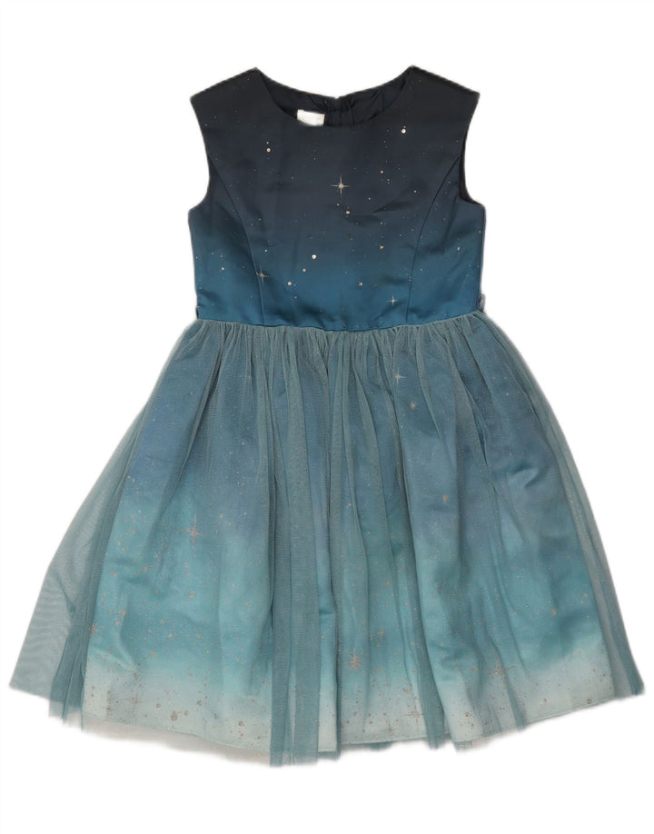 MONSOON Vestido Tutú Niña 10-11 Años Azul Moteado Poliéster