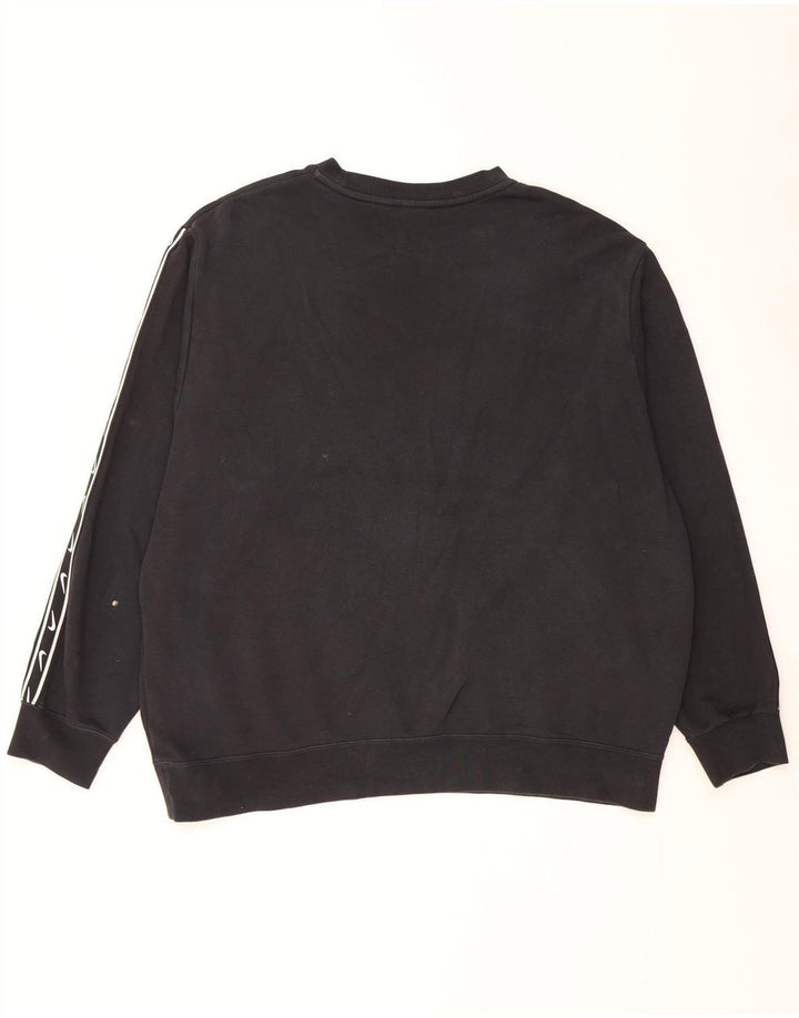 Nike Hombre Sudadera Gráfica Jumper XL Algodón Negro