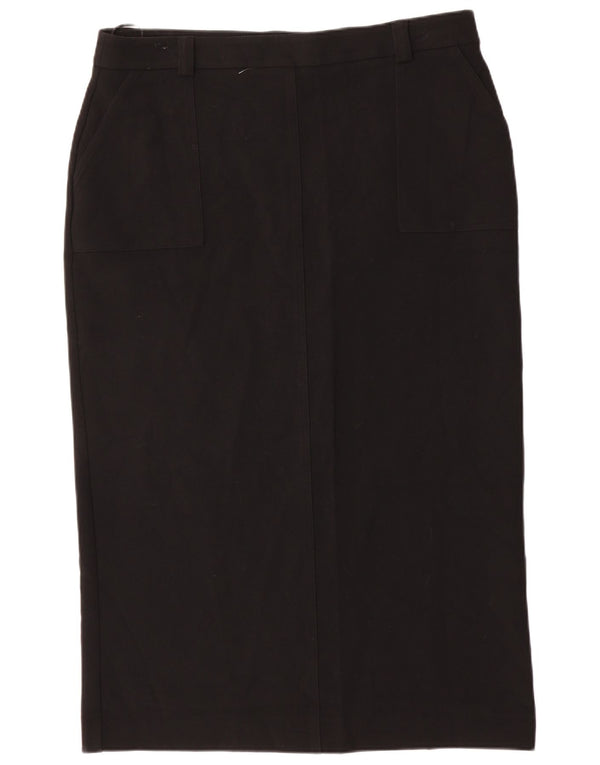 MINT VELVET Falda lápiz para mujer UK 18 XL W36 Poliéster negro