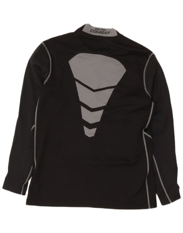 Nike Camiseta Dri Fit de manga larga para hombre XL Poliéster color negro