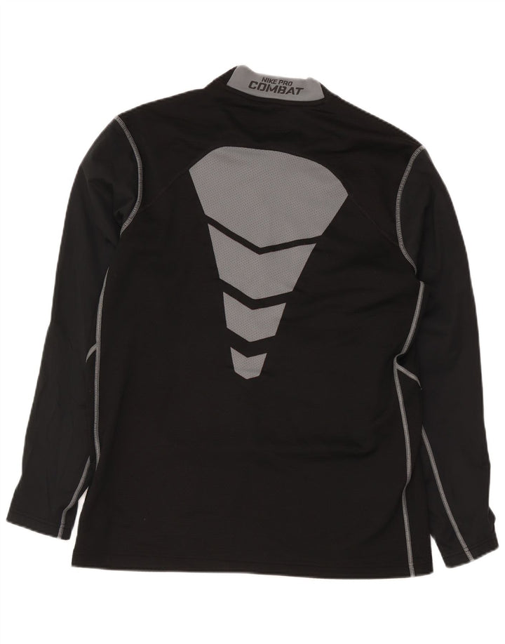 Nike Camiseta Dri Fit de manga larga para hombre XL Poliéster color negro
