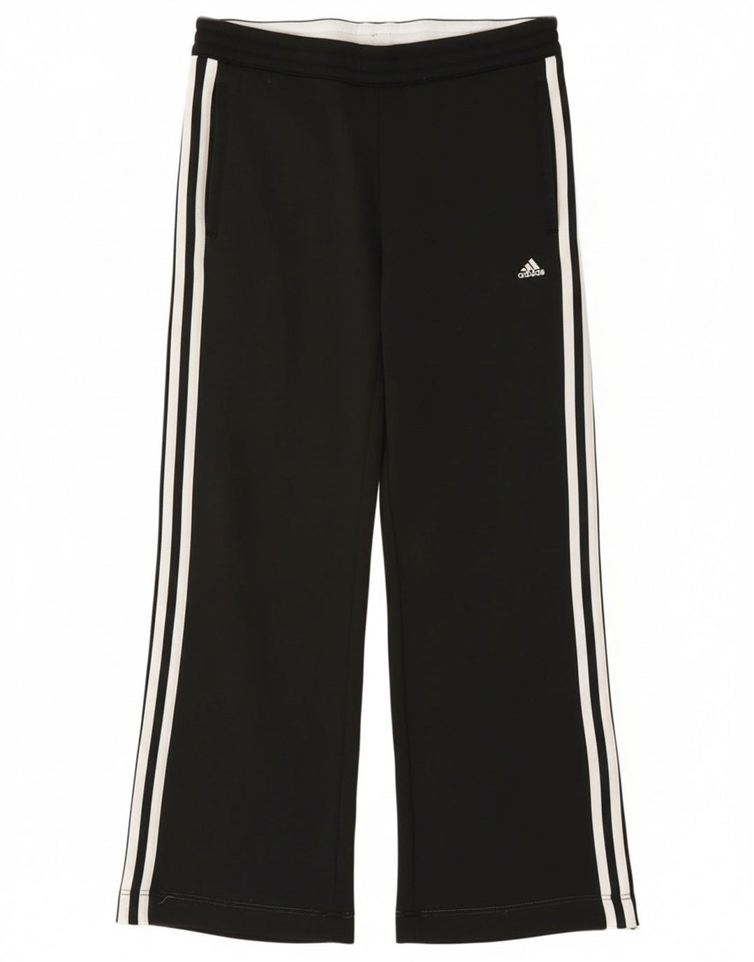 Adidas Mujer Climalite Chándal Pantalones UK 8 Pequeño Poliéster Negro