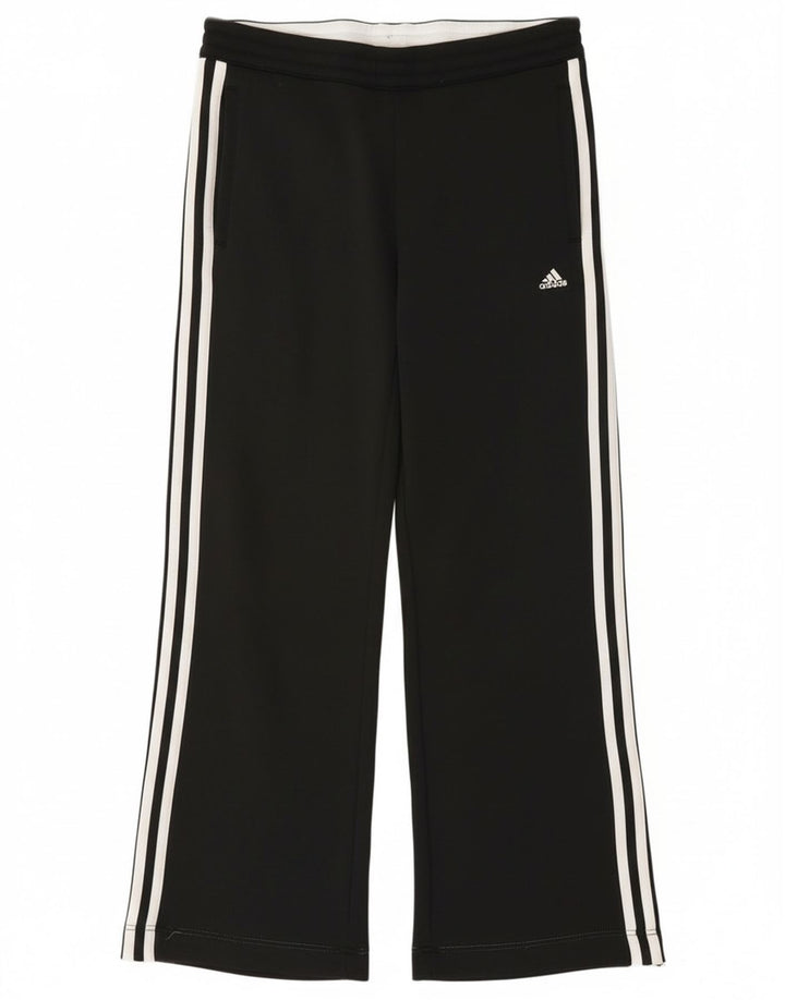 Adidas Mujer Climalite Chándal Pantalones UK 8 Pequeño Poliéster Negro