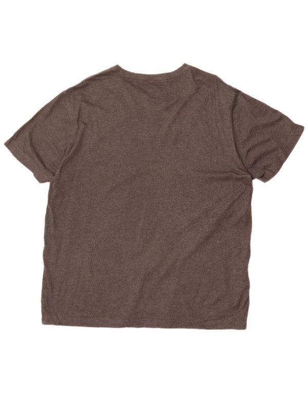 Eddie Bauer Mens T-Shirt Top Large Grey Cotton