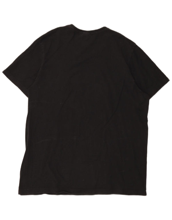 Adidas Hombre Camiseta Gráfica Top XL Algodón Negro