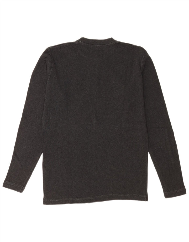 Wrangler Hombre Top Manga Larga Algodón Gris Medio