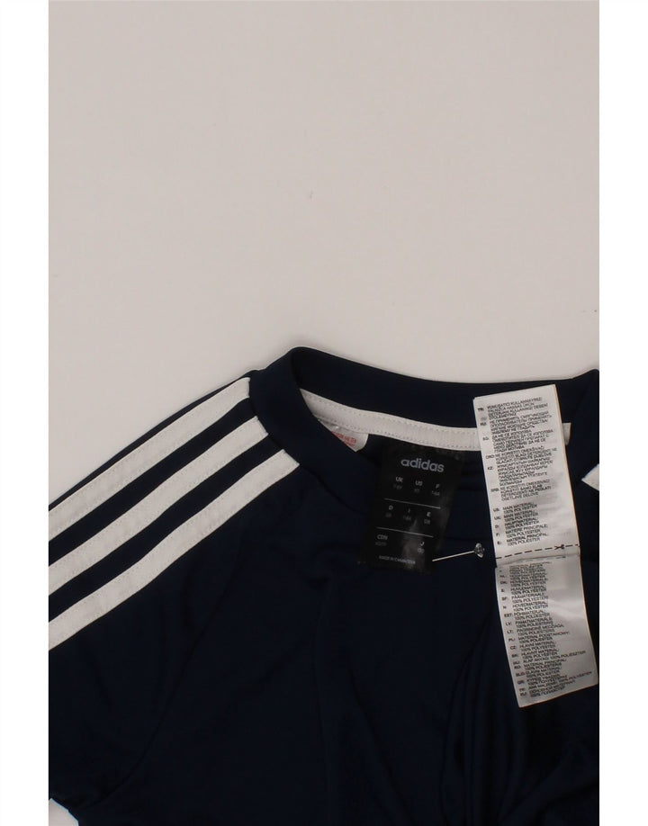ADIDAS Camiseta Chico Climalite 7-8 Años Azul Marino Poliéster