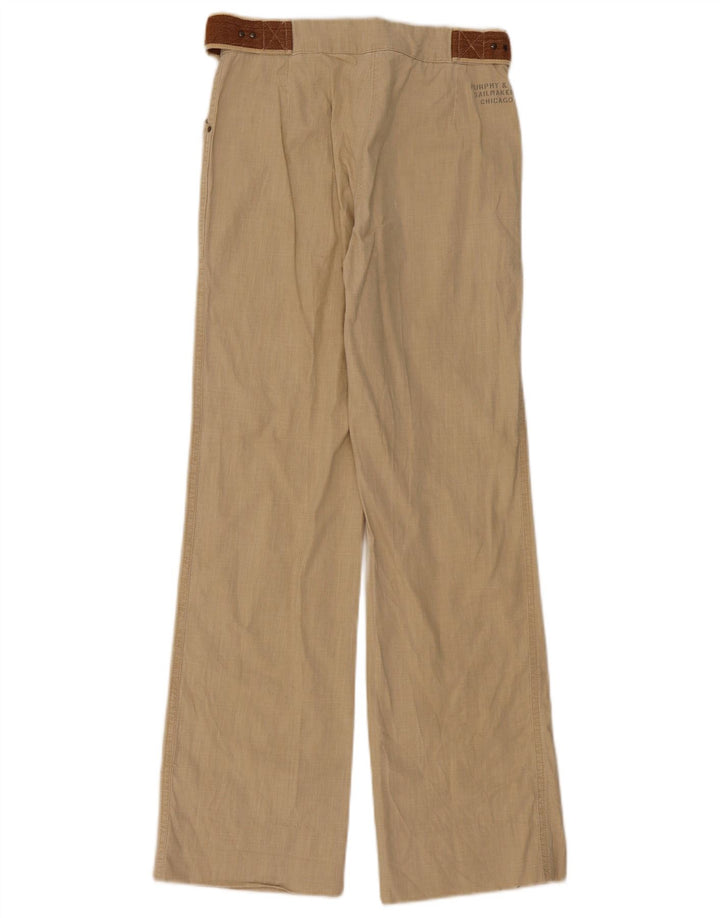 Murphy & Nye Pantalones casuales con corte de bota para mujer W26 L31 Algodón beige