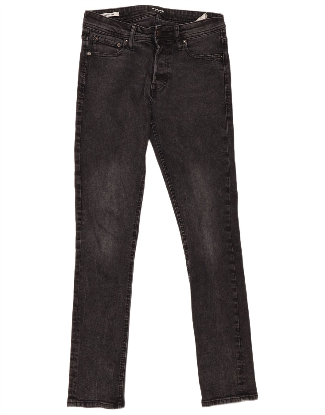 Jack & Jones Hombre GLENN Slim Jeans W30 L31 Algodón Gris