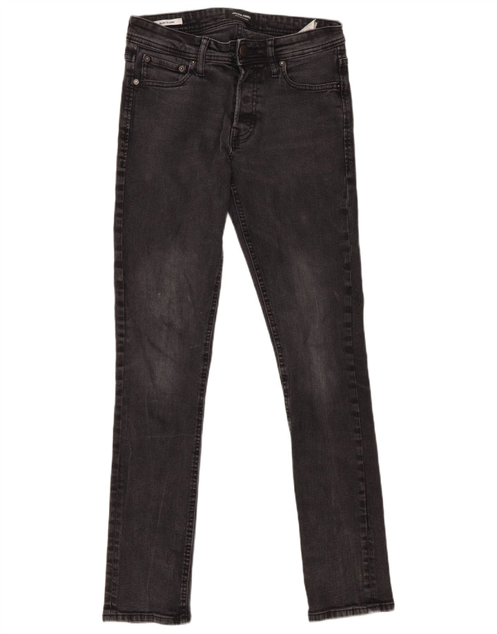 Jack & Jones Hombre GLENN Slim Jeans W30 L31 Algodón Gris
