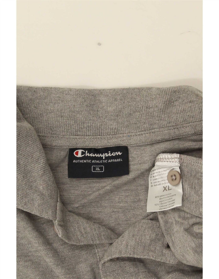 Champion Polo Hombre XL Algodón Gris