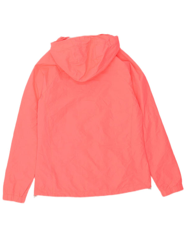 New Balance Chaqueta impermeable con capucha para mujer UK 10 Small Pink Poliéster