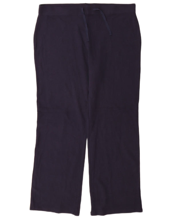 Marks & Spencer Pantalones de Chándal para Mujer UK 40 XL Algodón Azul Marino