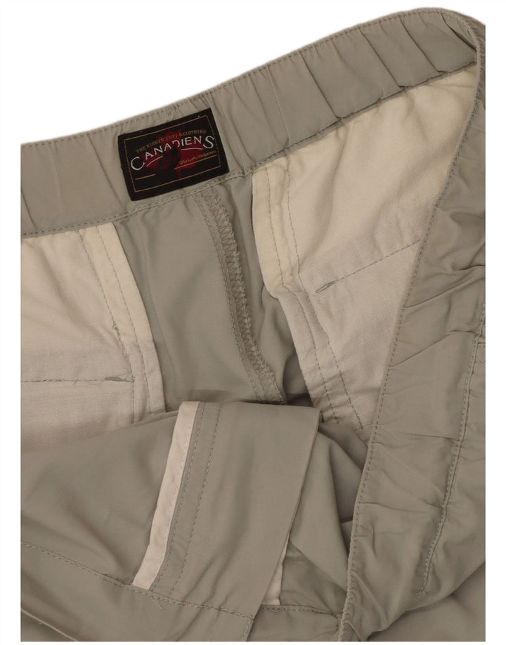 Pantalones cargo rectos Canadiens para hombre W38 L33 Gris