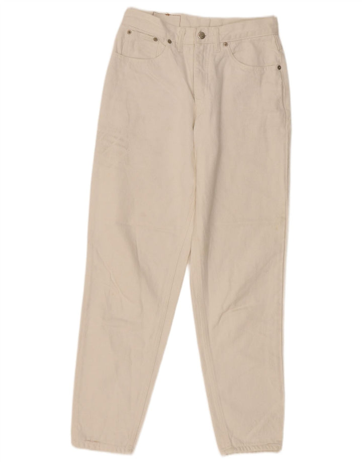 Americanino Jeans Cónicos De Cintura Alta Para Mujer W28 L28 Off White Classic