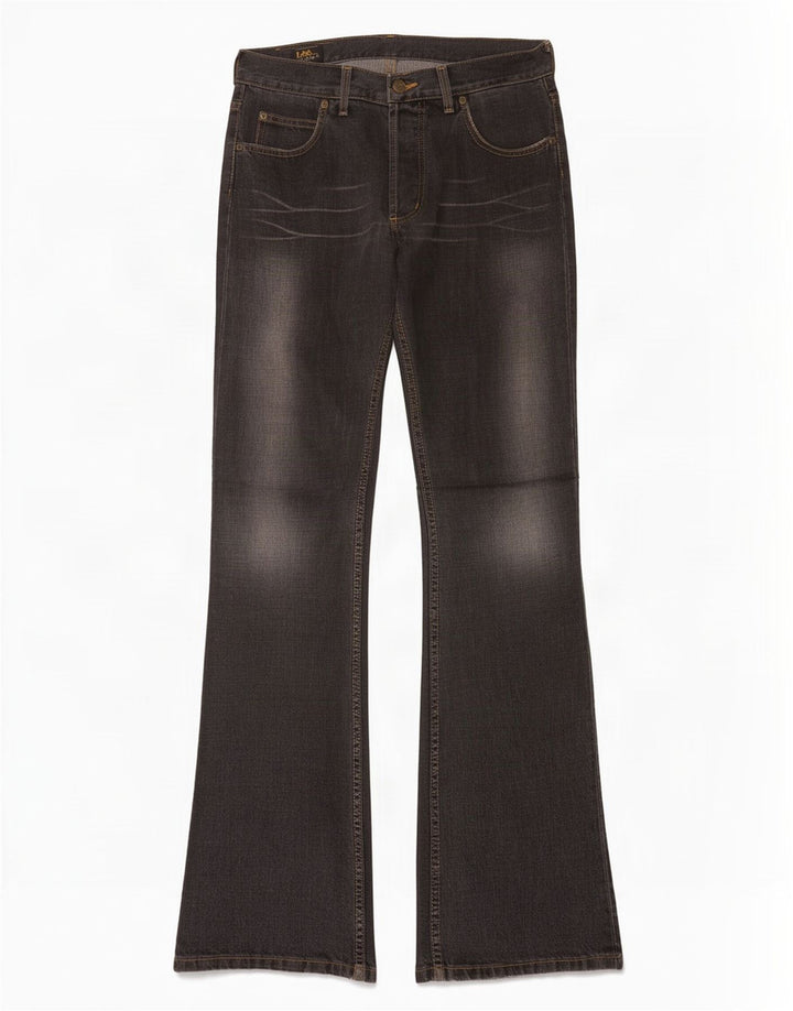 Lee Vaqueros Denver Bootcut para Mujer W32 L36 Algodón Negro