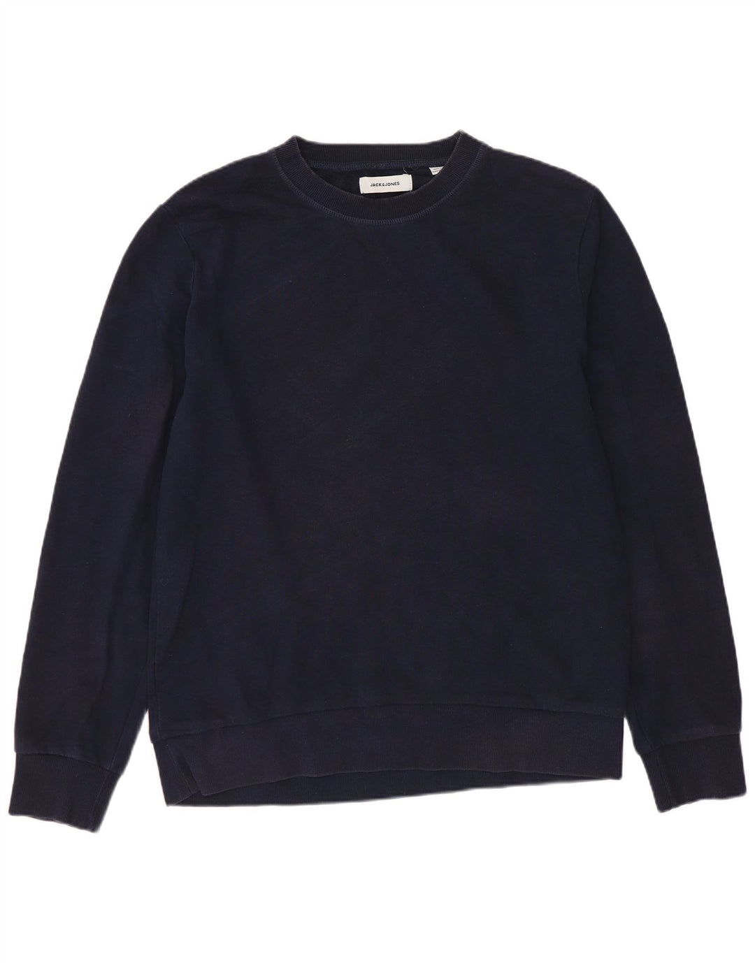 Jack & Jones Hombre Sudadera Jumper Medium Azul Marino Algodón