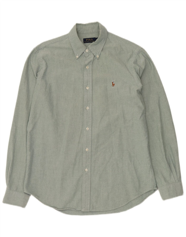 POLO RALPH LAUREN Camisa Hombre Algodón Verde Medio
