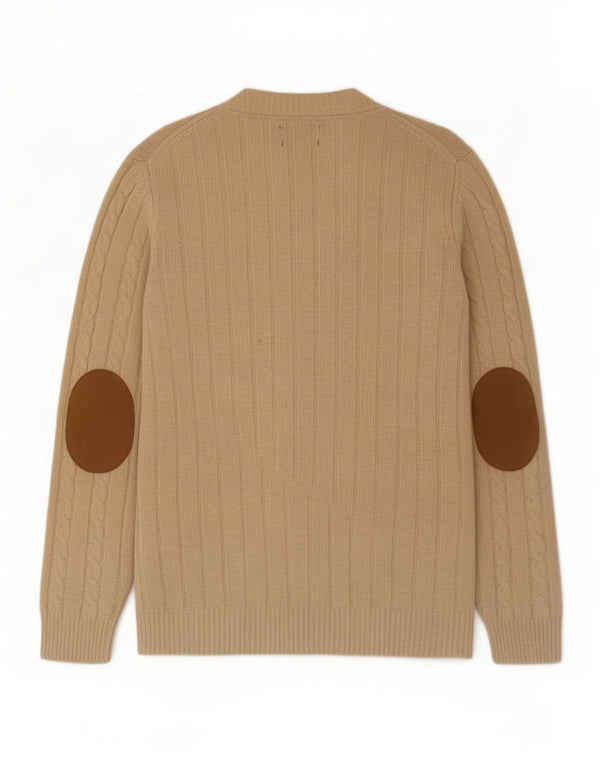 Massimo Dutti Cárdigan para Mujer UK 44 Large Beige