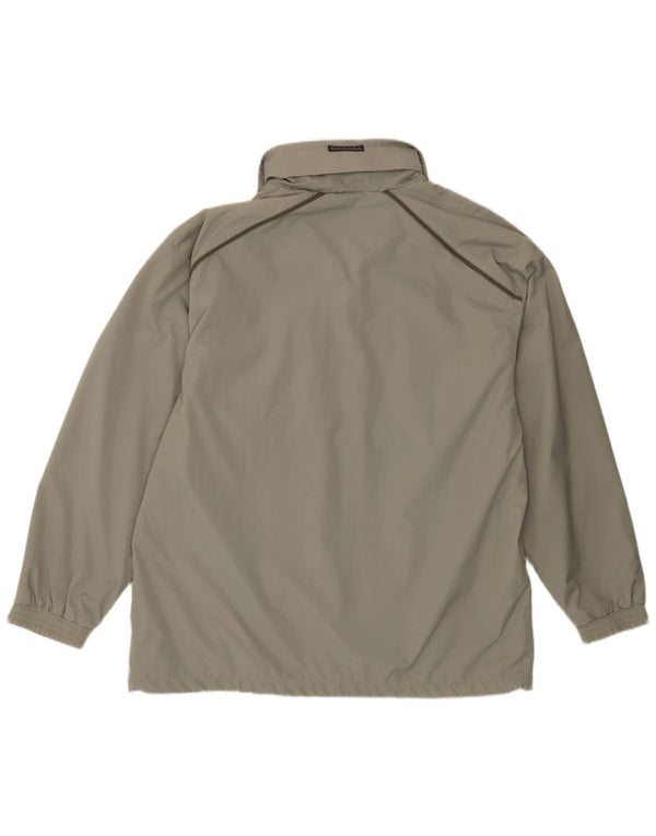 Killtec Chaqueta impermeable con capucha para hombre UK 36 Small Verde Poliamida