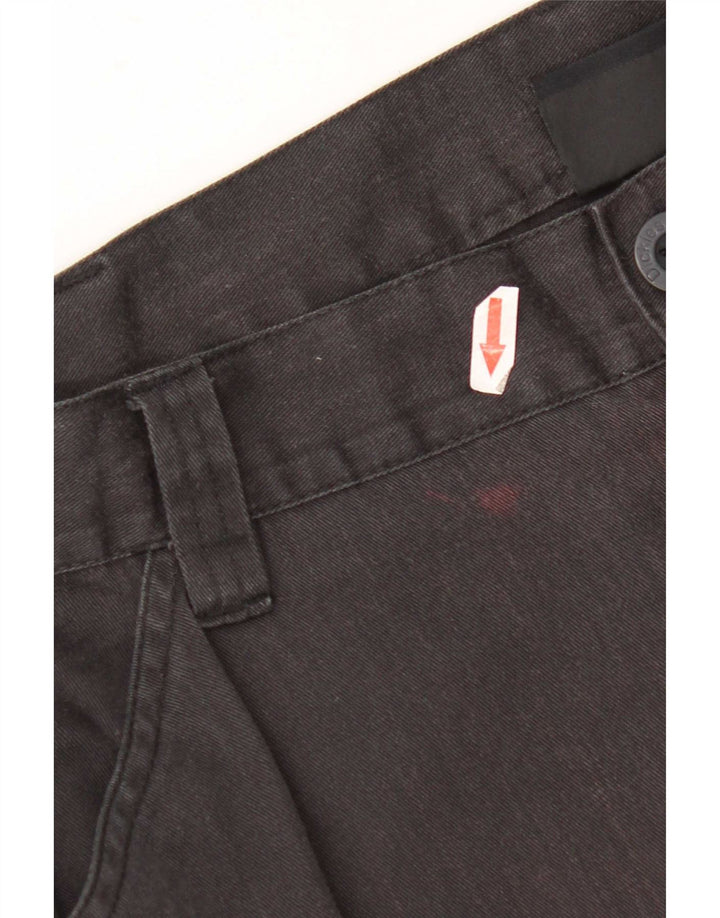 Dickies Pantalones cargo rectos para hombre W36 L30 Poliéster negro