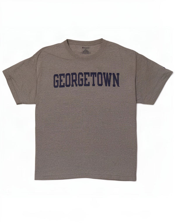 Champion Camiseta Gráfica Georgetown para Hombre Top XL Algodón Gris