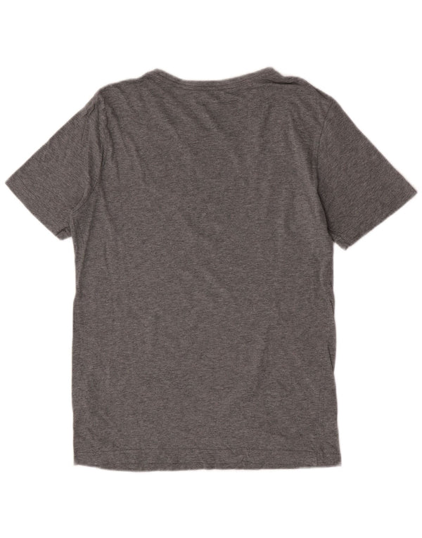 Puma - Camiseta gráfica para hombre, talla pequeña, algodón gris